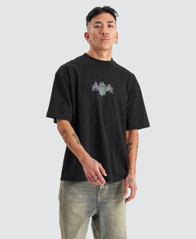 Kiss Chacey Techno Bat Street Fit T-Shirt Black