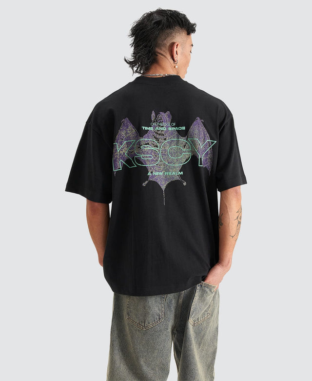 Kiss Chacey Techno Bat Street Fit T-Shirt Black