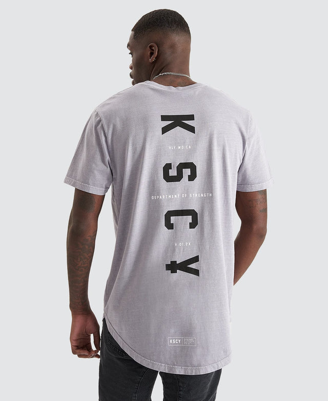 Kiss Chacey Trained Dual Curved T-Shirt Pigment Silver