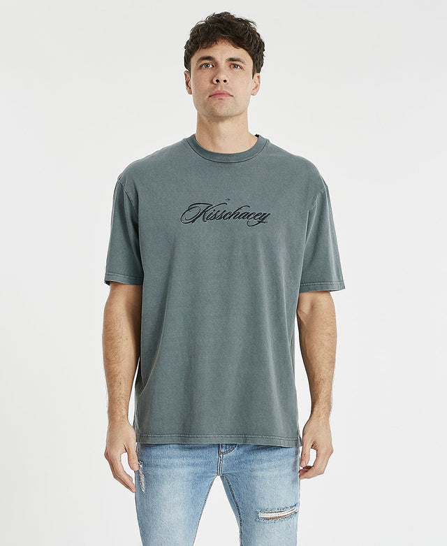 Kiss Chacey Tremont Box Fit T-Shirt Pigment Carbon Grey