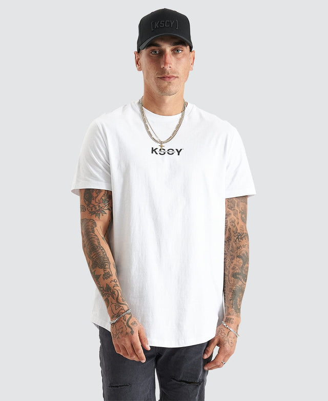 Kiss Chacey Tustin Dual Curved Tee White