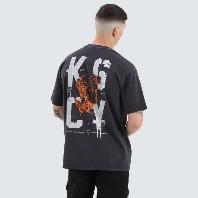 Kiss Chacey Untamed Box Fit Tee Pigment Black