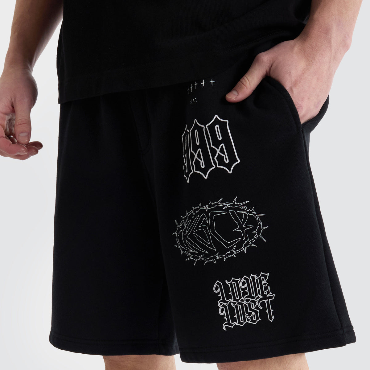 KSCY Unthought Track Short in Anthracite Black | Neverland Store