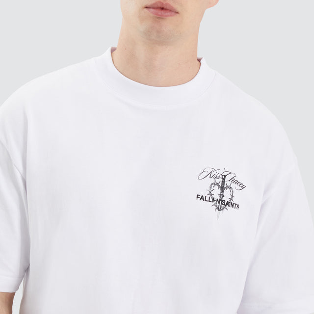 Kiss Chacey Volta Street Tee Optical White