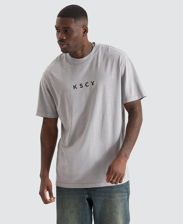 Kiss Chacey Watcher Relaxed T-Shirt Pigment Silver