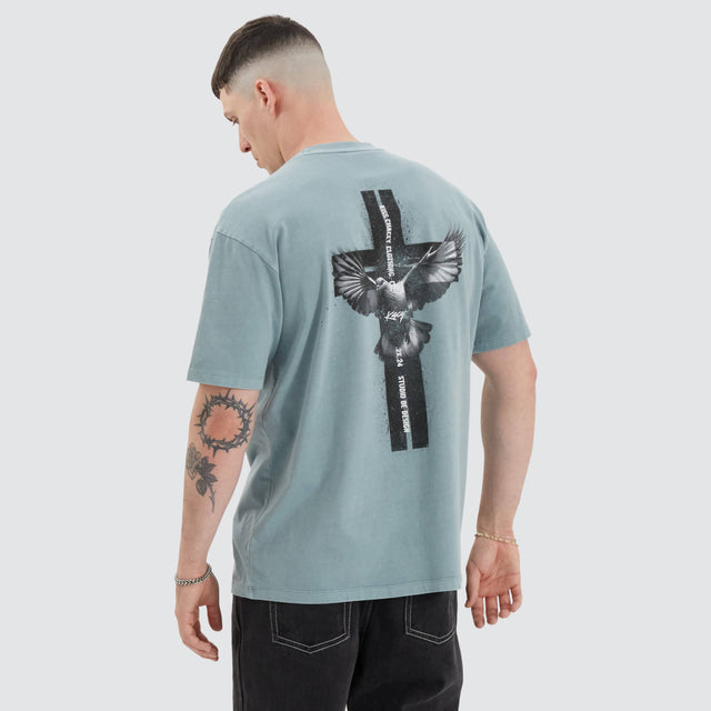 Kiss Chacey Wendel Box Fit Tee Pigment Lead