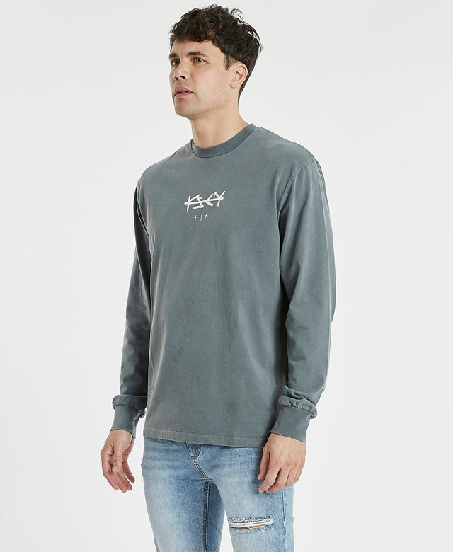 Kiss Chacey Westwood Relaxed Long Sleeve T-Shirt Pigment Carbon