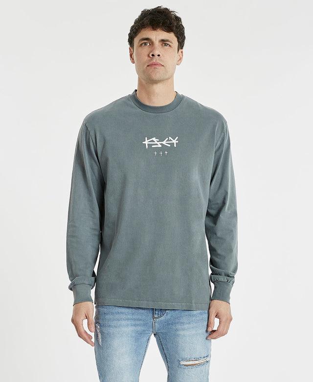Kiss Chacey Westwood Relaxed Long Sleeve T-Shirt Pigment Carbon