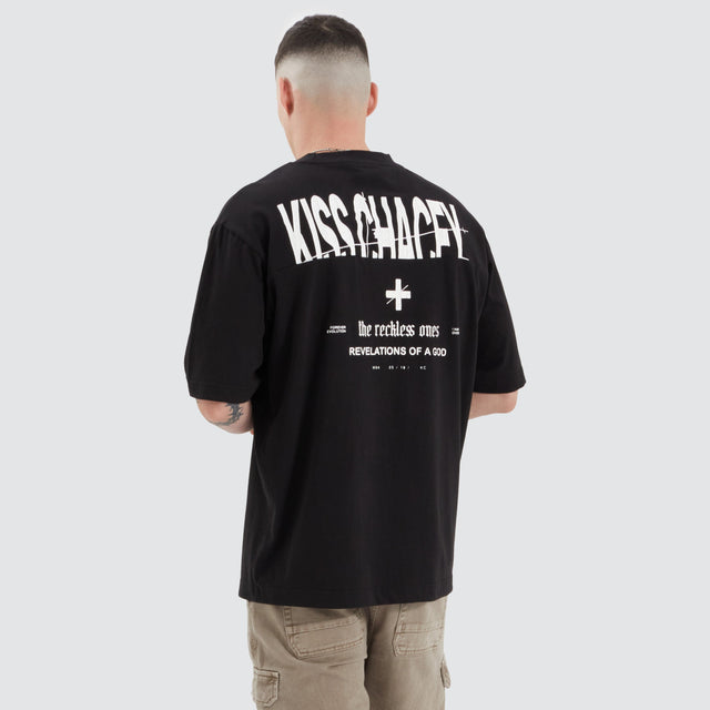 Kiss Chacey Wright Oversized Tee Jet Black