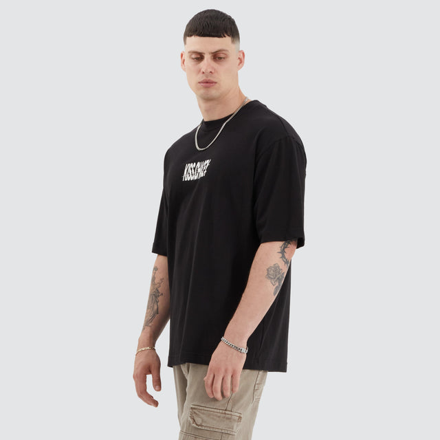 Kiss Chacey Wright Oversized Tee Jet Black