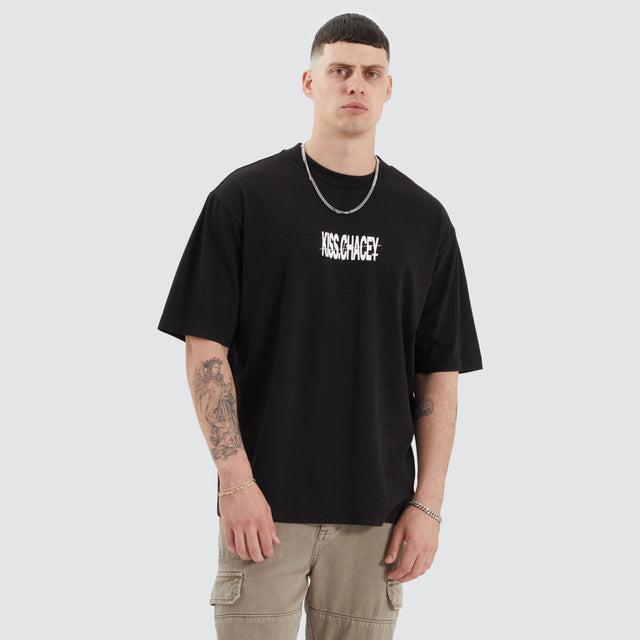 Kiss Chacey Wright Oversized Tee Jet Black