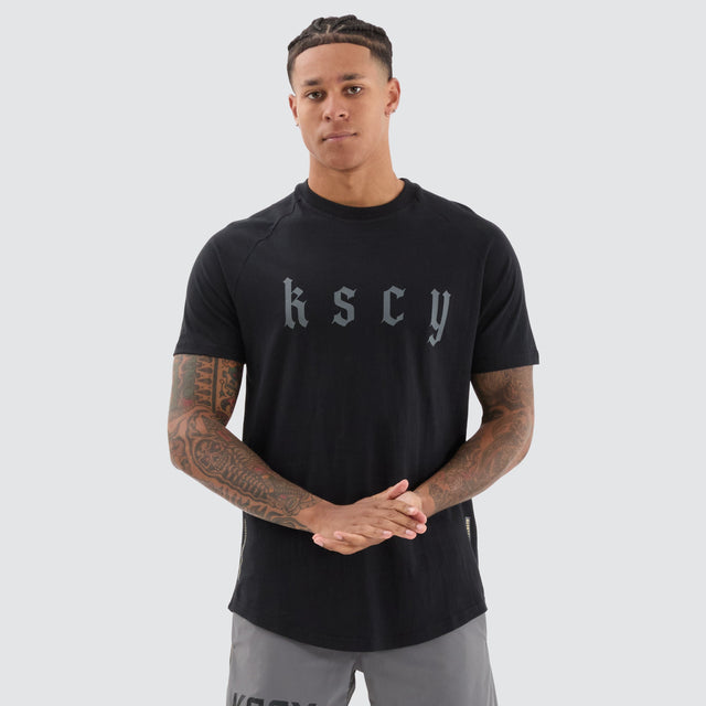 KSCYDOS Apex Raglan Dual Curved Tee Dos Black