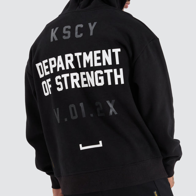 KSCYDOS Force Relaxed Hoodie Jet Black