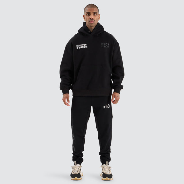 KSCYDOS Force Relaxed Hoodie Jet Black