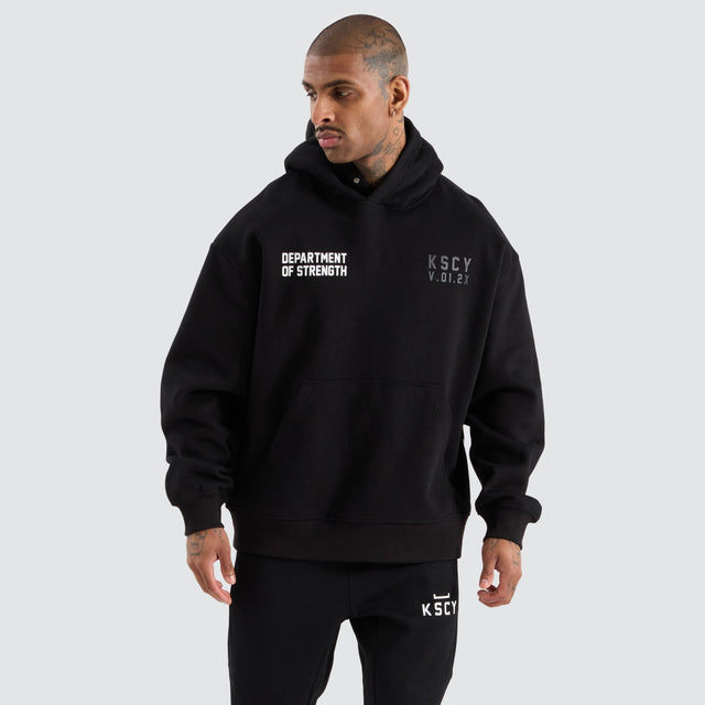 KSCYDOS Force Relaxed Hoodie Jet Black