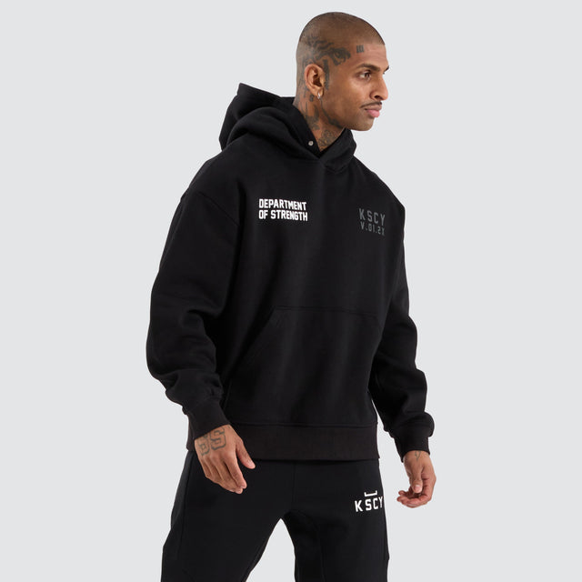 KSCYDOS Force Relaxed Hoodie Jet Black