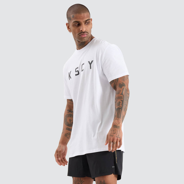 KSCYDOS Glide Active Tee Optical White