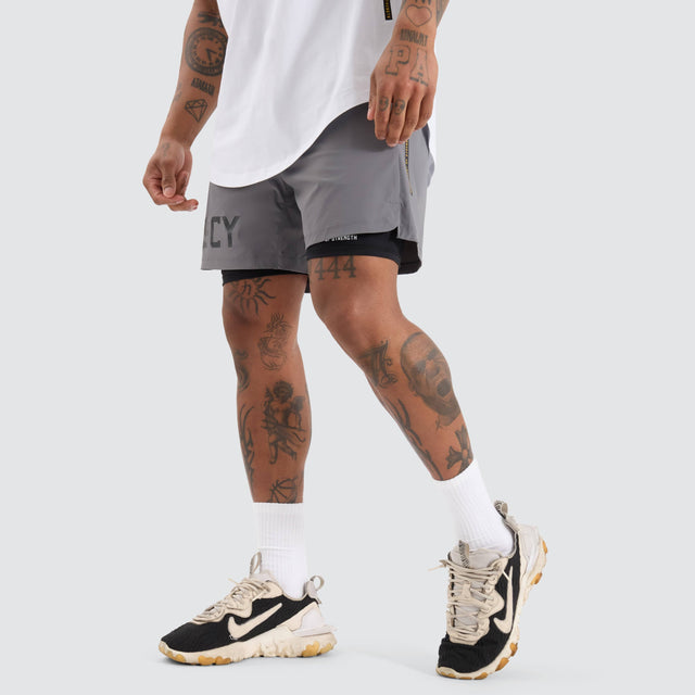 KSCYDOS Hybrid 2.0 Sport Short Charcoal