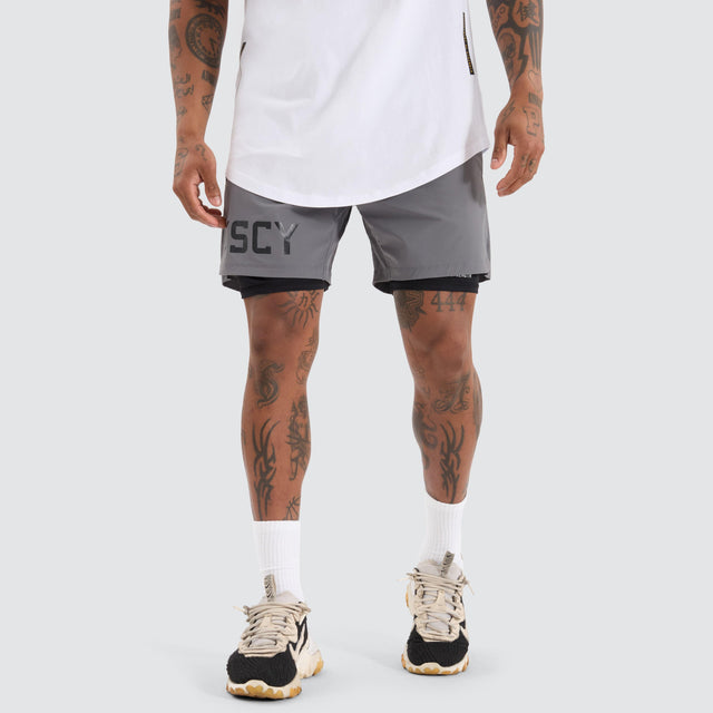 KSCYDOS Hybrid 2.0 Sport Short Charcoal