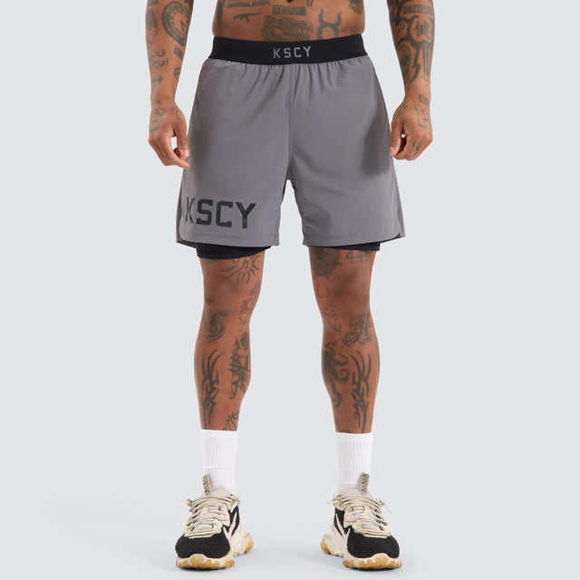 KSCYDOS Hybrid 2.0 Sport Short Charcoal