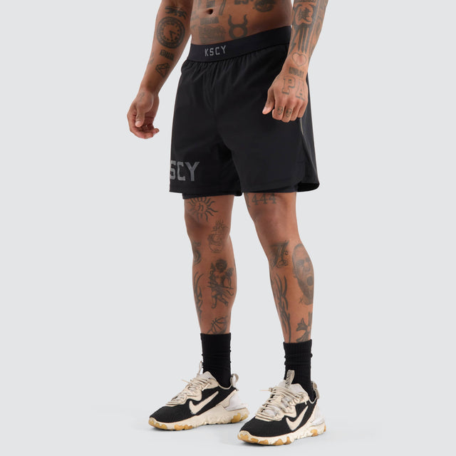 KSCYDOS Hybrid 2.0 Sport Short Jet Black