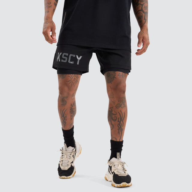 KSCYDOS Hybrid 2.0 Sport Short Jet Black