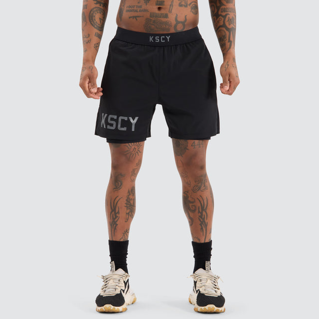 KSCYDOS Hybrid 2.0 Sport Short Jet Black