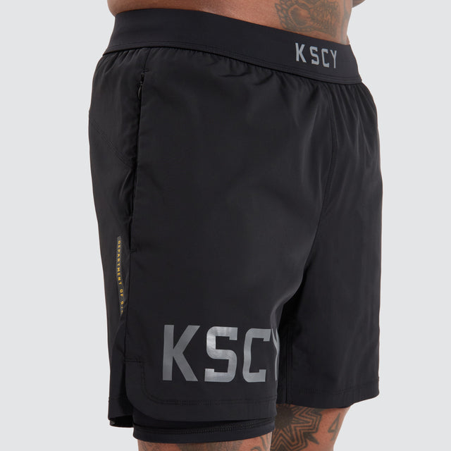 KSCYDOS Hybrid 2.0 Sport Short Jet Black