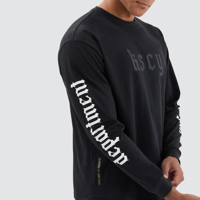 KSCYDOS Peak Longsleeve Tee DOS Black