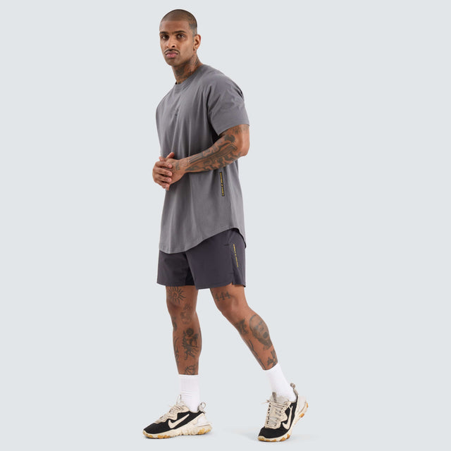 KSCYDOS Vital Raglan Dual Curved Tee Charcoal