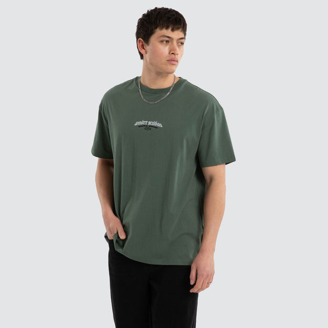 Karnage Box Fit Tee Dark Green