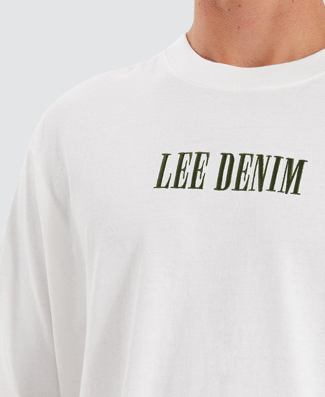 Lee Jeans Column Baggt T-Shirt Vintage White