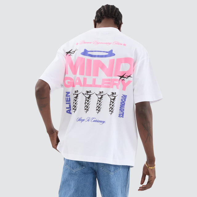 Mind Gallery Bolt Street Tee Optical White