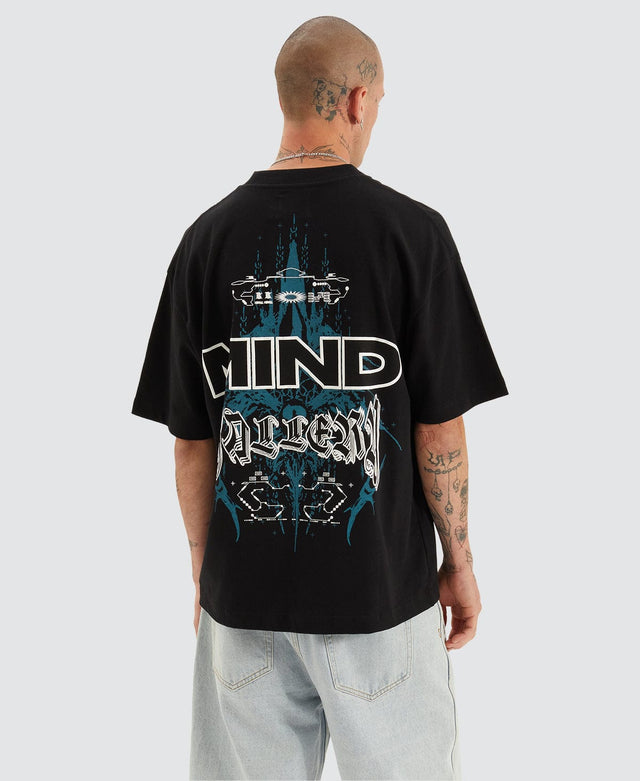 Mind Gallery Gazillion Extra Heavy Street T-Shirt Jet Black