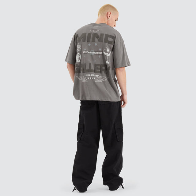 Mind Gallery Holiday Heavy Street Tee Charcoal