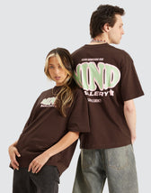 Inflate Extra Heavy Street T-Shirt Chocolate Brown