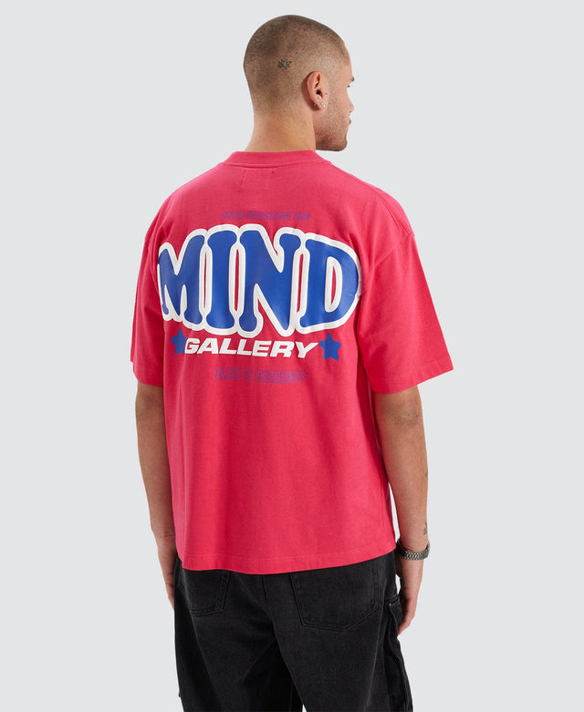 Mind Gallery Inflate Extra Heavy Street Tee Virtual Pink