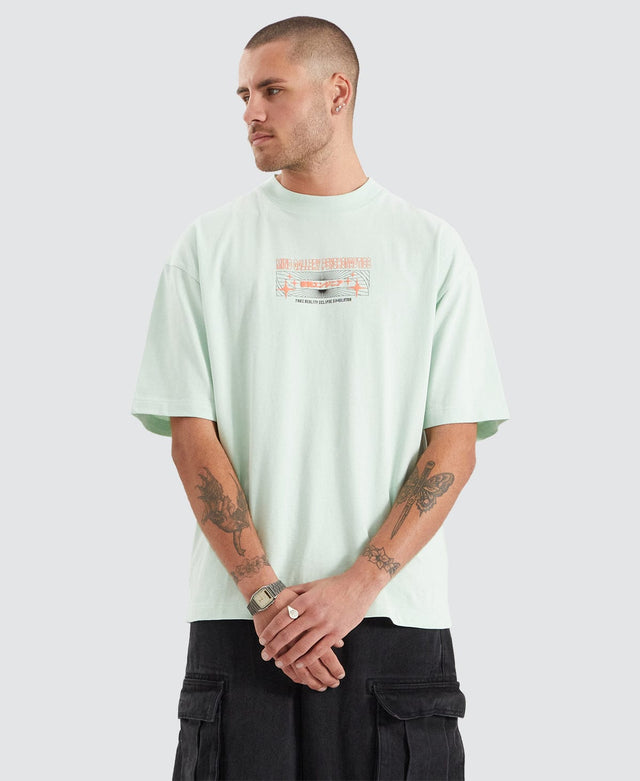 Mind Gallery Loading Extra Heavy Street Fit Tee Mint