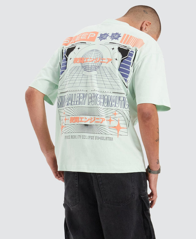 Mind Gallery Loading Extra Heavy Street Fit Tee Mint