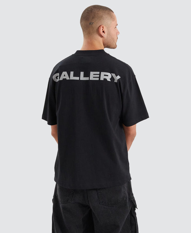 Mind Gallery Metal Extra Heavy Street Fit Tee Anthracite Black