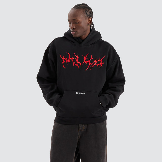 Mind Gallery Metal Street Hoodie Jet Black