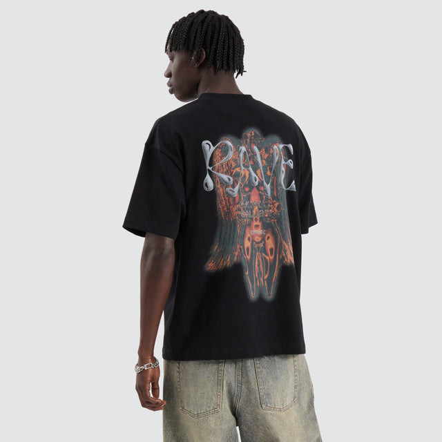 Mind Gallery Rave Street Tee Jet Black