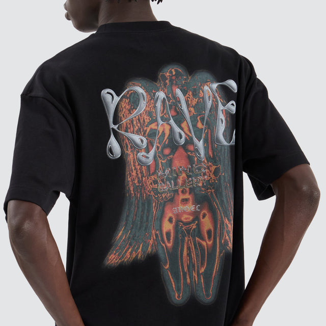 Mind Gallery Rave Street Tee Jet Black