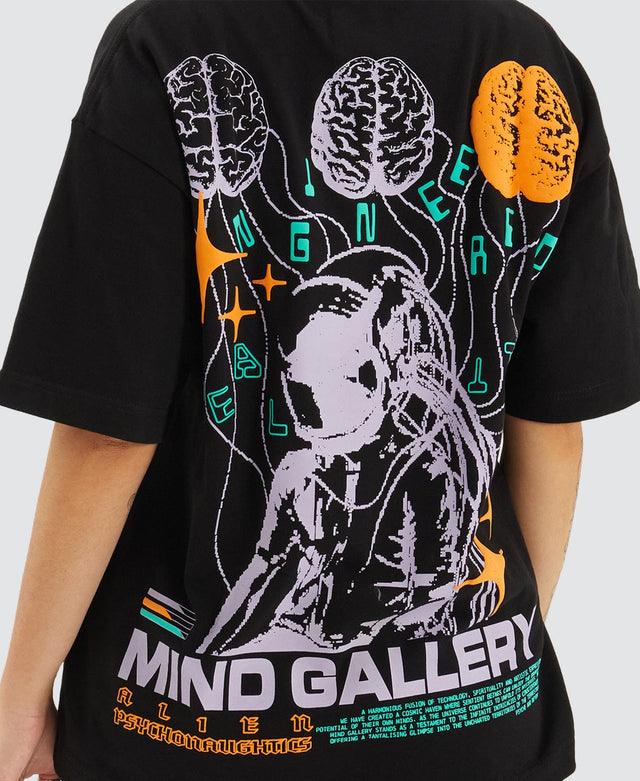 Mind Gallery Reality Extra Heavy Street T-Shirt Jet Black