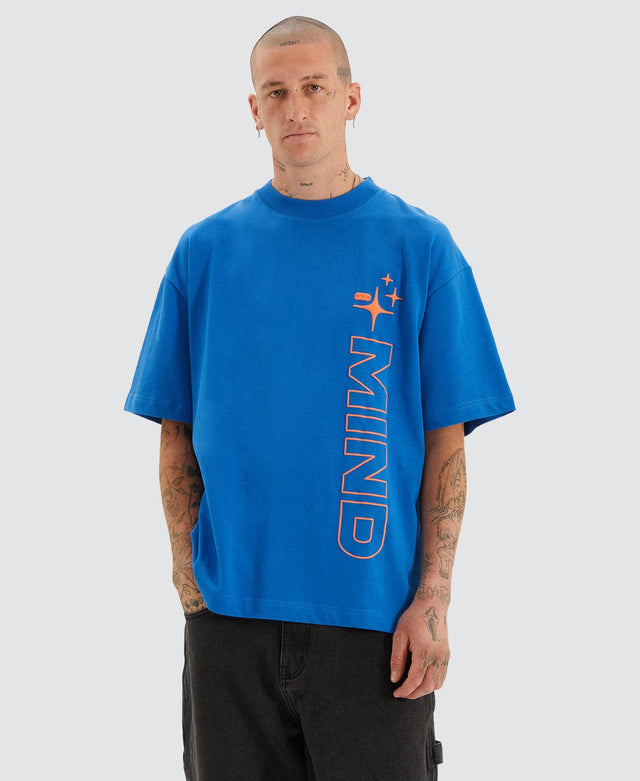Mind Gallery Satellite Extra Heavy Street T-Shirt Strong Blue