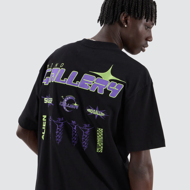 Mind Gallery Sleep Heavy Street Tee Jet Black