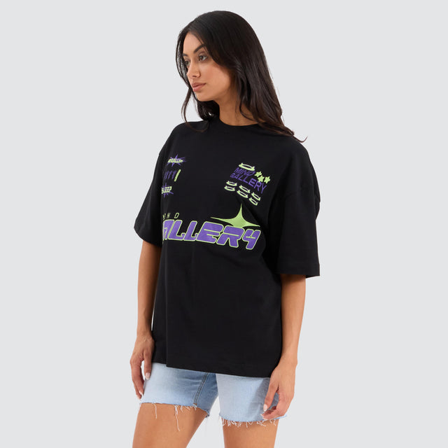 Mind Gallery Sleep Heavy Street Tee Jet Black