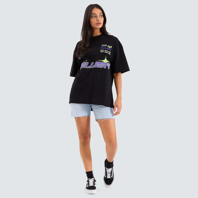 Mind Gallery Sleep Heavy Street Tee Jet Black