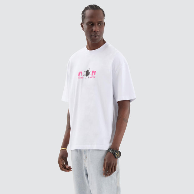 Mind Gallery Strobe Street Tee Optical White