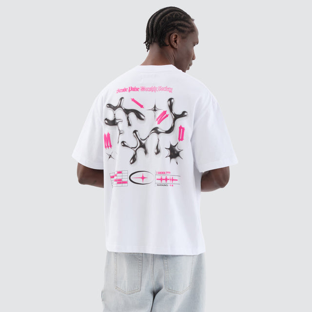 Mind Gallery Strobe Street Tee Optical White